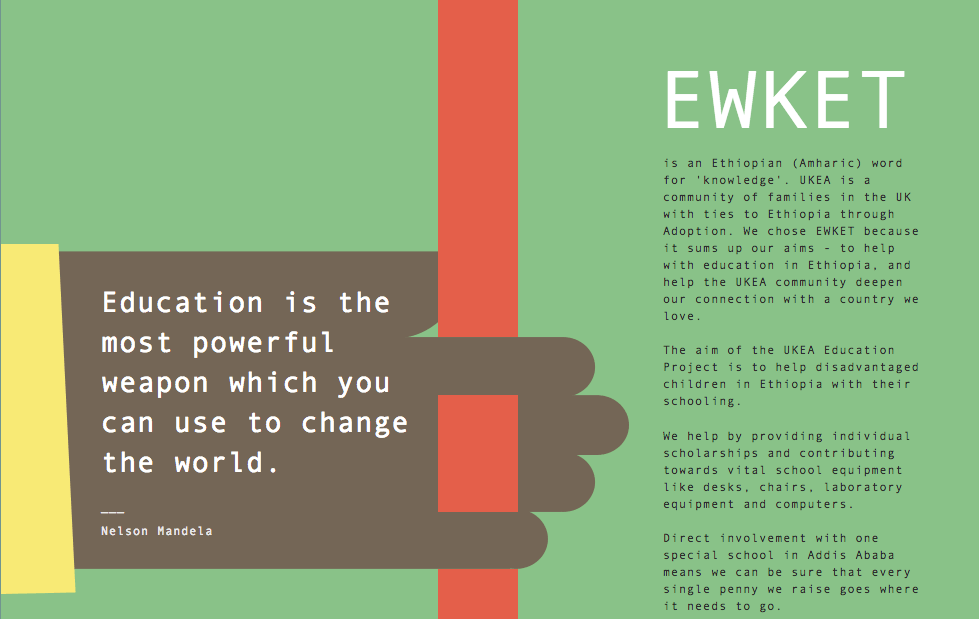 Screen grab of EWKET website